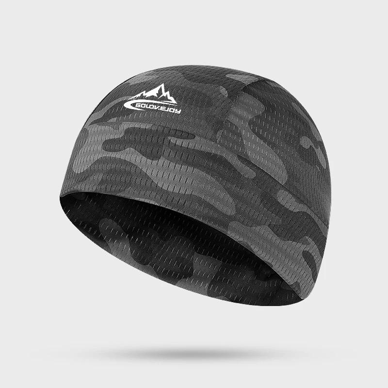 Motorcycle Cap Quick Dry Anti-UV Sports Hat Cooling Skull Cap Helmet Liner Sweat Cap Outdoor Bike MTB Running Hat For Men Women