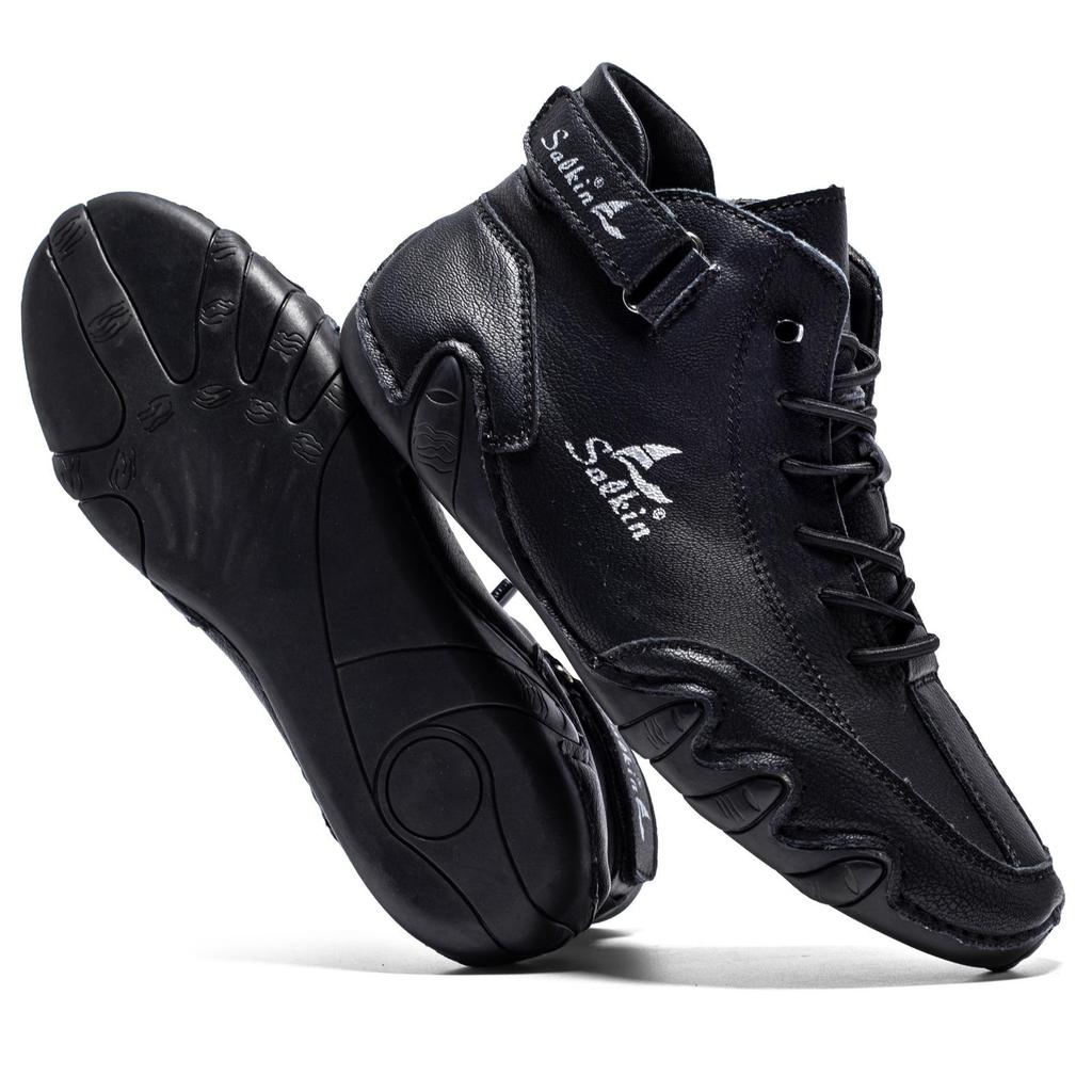 Men's High-Top Octopus Martin Boots: Warm Casual Fall/Winter Shoes