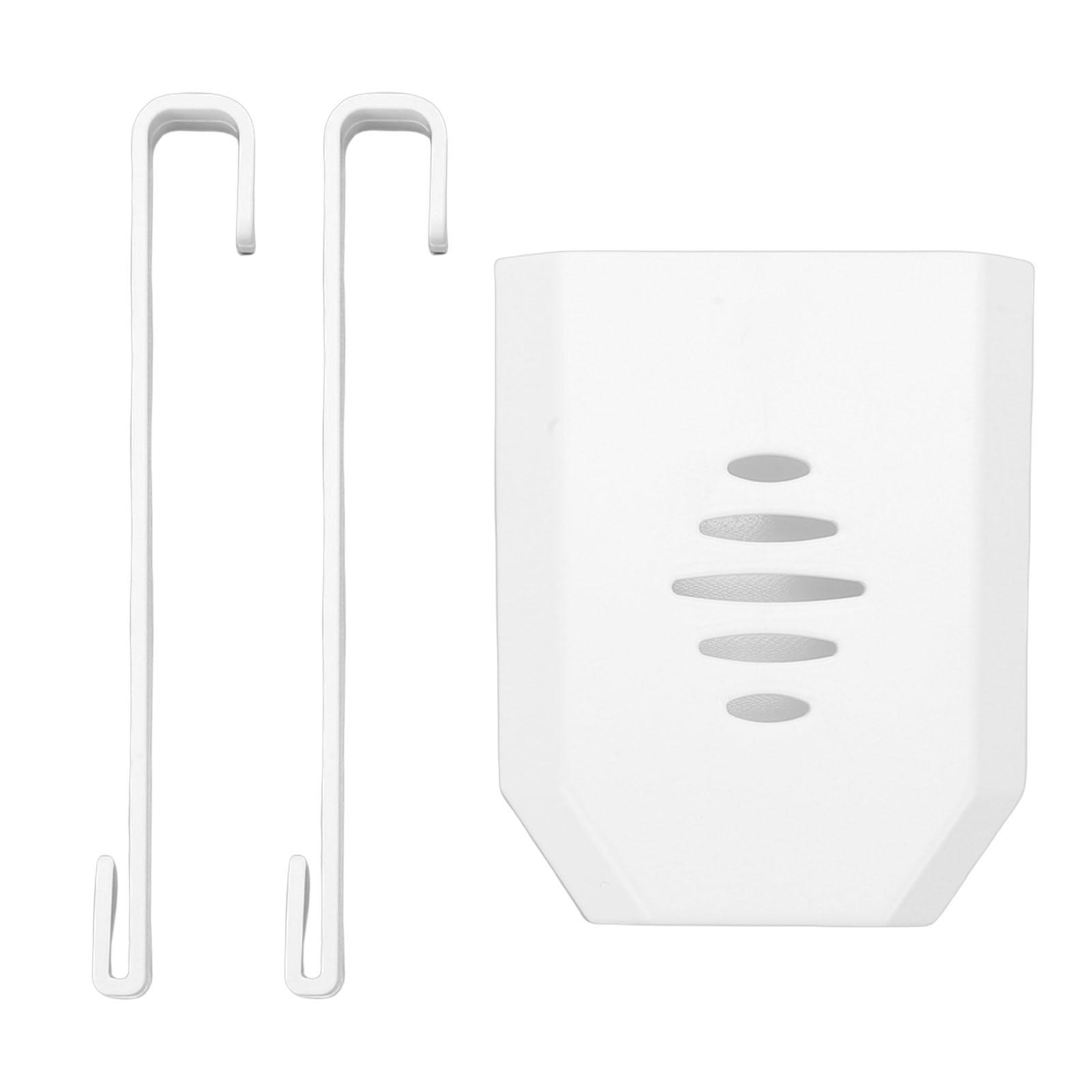 Toilet Tank Cleaning Tablet Holder Hanging Toilets Bowl Cleaner Carrier Rack Hanging Toilet Tank Bleach Tablet Bracket белый