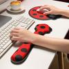 Adorable Pumpkin Girl Mouse Pad with Memory Foam Wrist Rest for Women - Super Soft Cartoon Design