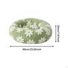 Circular Bed for Cats and Dogs with Easy-Clean Cover Secure Base Indoor Use