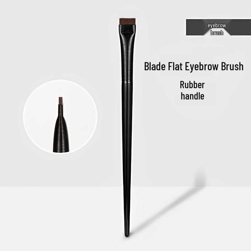 Ultrafeiner flacher abgeschrägter Eyeliner- und Augenbrauenpinsel - Professionelles Make-up-Werkzeug