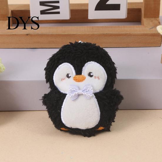 Animal Hanging Toy Penguin Plush with Ball Chain, Cartoon Keychain Portable Accessory Pendant, Stuffed Doll for Backpack Bag Charm