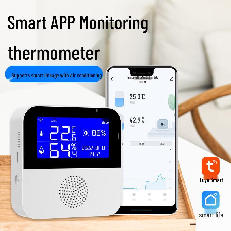 Rongce Smart WiFi Indoor Temperature Humidity Monitor (CN version)