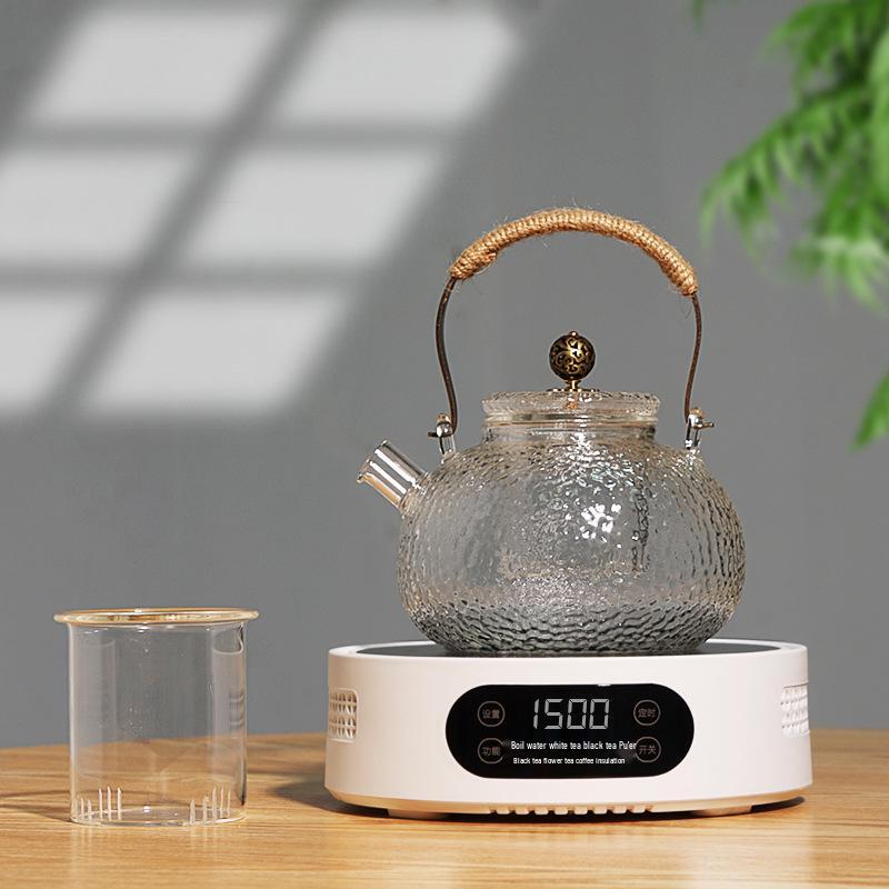 Smart Electric Glass Tea Cooker: Compact Ceramic Stove & Health-Preserving Hot Plate Kettle Gift