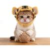 Pet Cat Transformation Tiger Plush Ear Hat Small Dog Cute Funny Dress Up Pet Decoration Supplies
