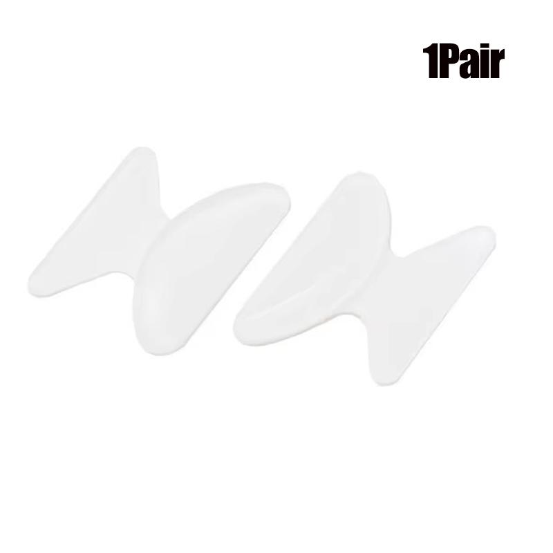 

1/5 Pairs Silicone Anti Slip Silicone Nose Pad For Eyeglasses Butterfly Glasses Nose Rest With Height Enhancement Anti-Cratering