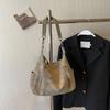 Simple Solid Color Women's Shoulder Bag, Large Capacity Handbag, Soft Pu Leather Tote Bag, Women's Casual Handbag, New Style