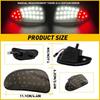 4X Luz LED de Cortesia da Porta Interior Ajuste 1997-03 Ford F-150 97-99 F-250 Fumê EA