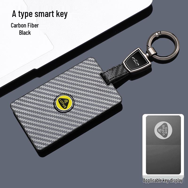 Lotus ELETRE/EMEYA Blumiger NFC-Kartenhalter Kohlefaser Autoschlüssel-Etui