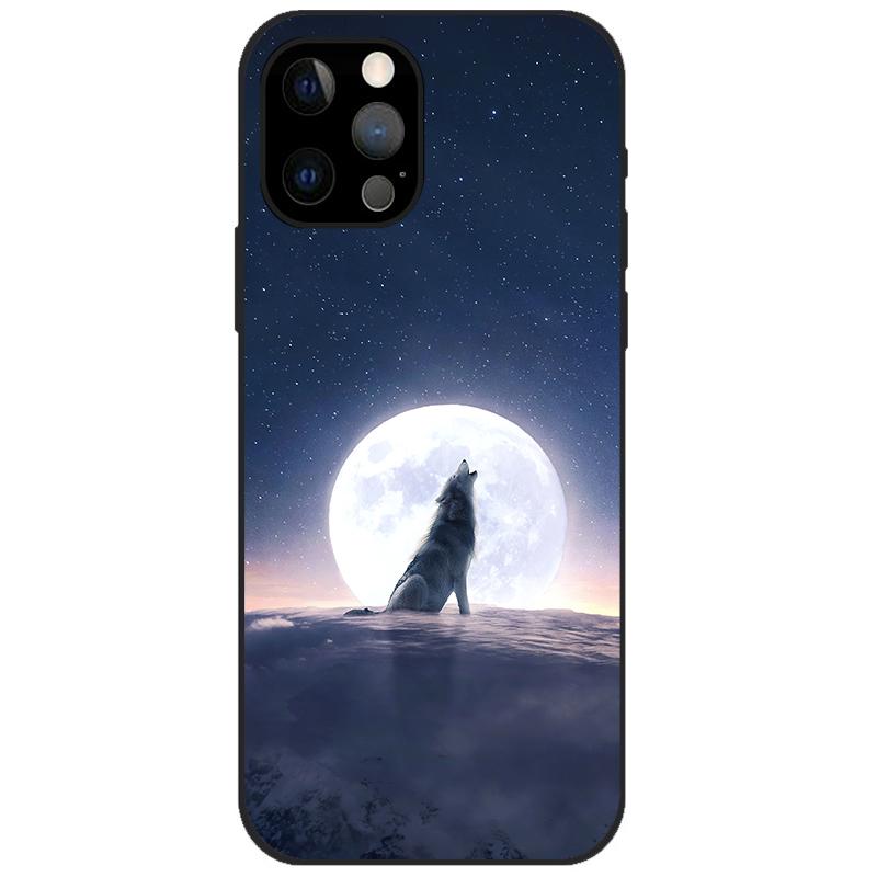 For iPhone 12 Pro Case iPhone12 Pro Bumper Silicon TPU Soft Phone Cover For iPhone 12 Pro Max / 12 Mini Case Cartoon Funda 12Pro