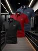 3Pcs Men's Piped Trim Short Sleeve Polo Shirt, Quick Dry Tops, Regular Fit for Appointment Errands Outdoor Stroll Commute Gathering Daily Occasions