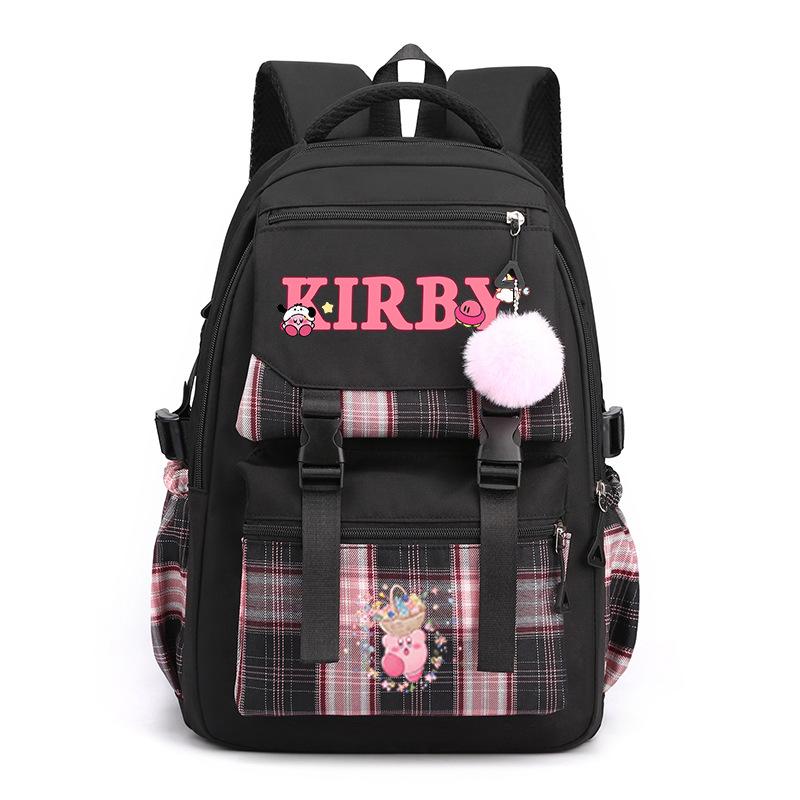 Super cute star card than high-value cartoon peripheral backpack for men and women, large-capacity weight reduction student schoolbag