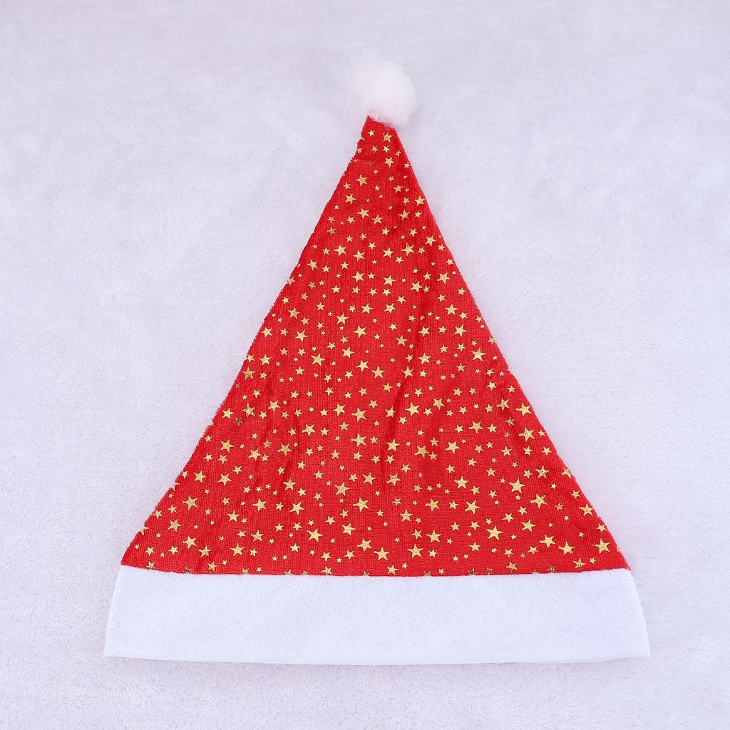 LED Light Plush Christmas Hat for Adults & Children - Festive Party Dress-Up Decoration