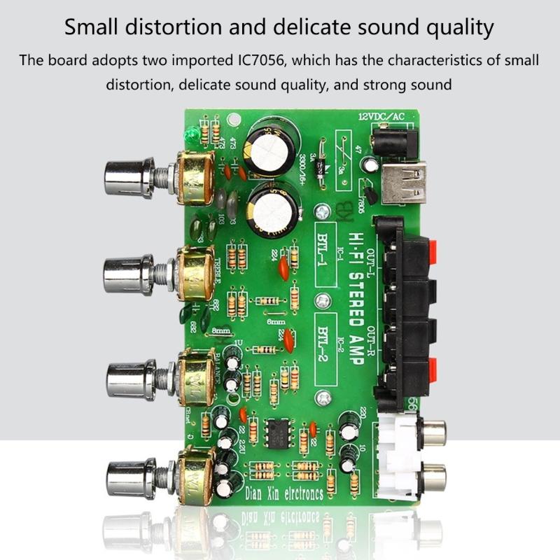 Powerful Double Channel Car Audios Amplifier Board Amplifier Modules Enhances Your Driving Experience with Quality Sound