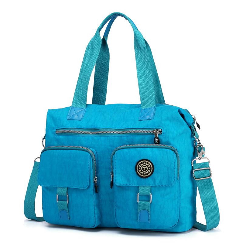 

Single-shoulder Bag for Women Casual and Lightweight Trendy and Fashionable Large-capacity Travel Handbag небо синє кольору