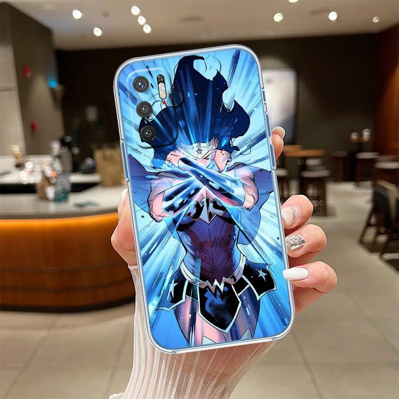 RE64 Wonder Woman Transparent Phone Case for Motorola Moto G7 G8 G9 G84 G85 G73 G24 G15 Z2 Play Power Plus