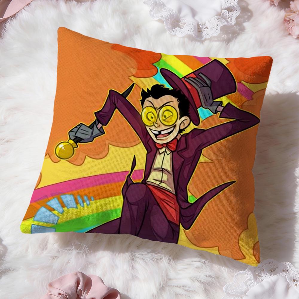 Cool Cartoon S-Superjail Cushion Cover Premium Comfort Reversible Pillow Cove -Two in One Design for Any Room & Car Interior