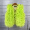 2026 Womens Faux Fur Vest Warm Sleeveless Jacket Street Style Winter Coat