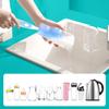 Silicone Bottle Brush   Handle Baby Bottle Cleaner 360 Degree Soft   for Glass Bottle with Suction Base Detachable Small Brush for Infants