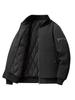 Men's Autumn/Winter Thick Cotton Jacket with Fashionable Baseball Collar - Casual American Workwear, Windproof, Warm Outerwear