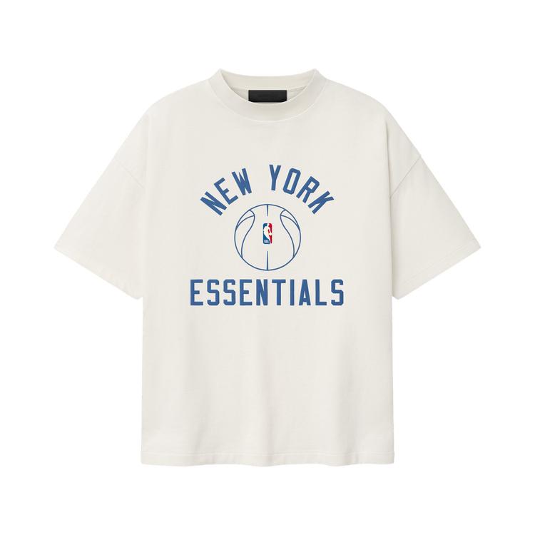 T-shirt Homme Fear of God Essentials Knicks x Barkley Hendricks 90s Tee 'Ivoire' XL white