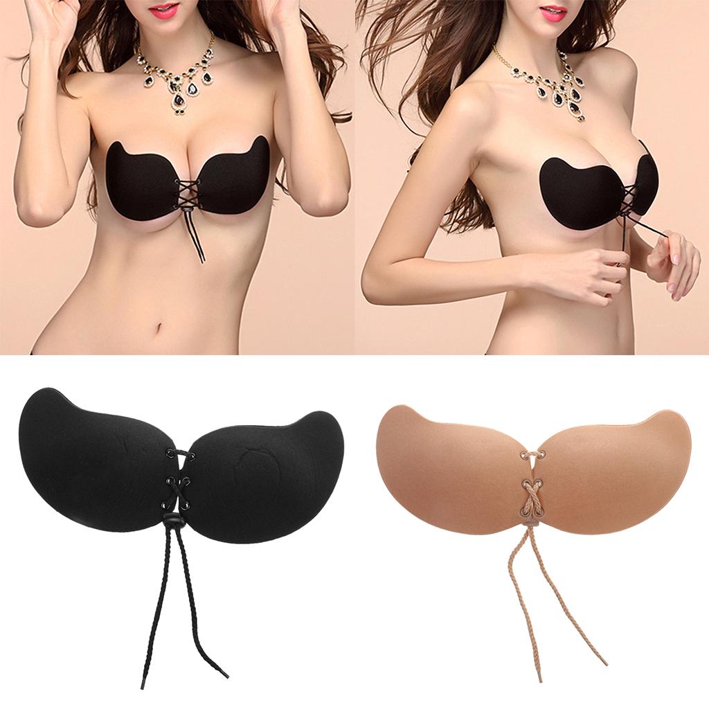Reggiseno Adesivo Invisibile In Silicone Push Up: 3 Stili, Senza Spalline E Schiena Nuda | Taglia Unica