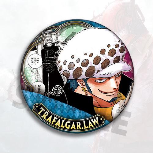 

One Piece Trafalgar Law Anime Badge Pin Brooch Button Accessory Custom Character Pendant Shiny Film Valley Merchandise 58mm--Default