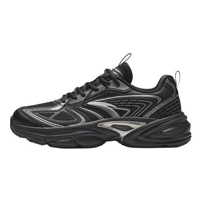 Lifestyle Series Trendy Comfortable Slip Resistant Durable Low Top Casual Shoes Men Sneakers Black Silver 112438893-1