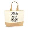 Tote Bag - PLANETEE - Water Polo I Can't - Jute - Beige - Printed In France