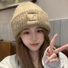 Solid Color Hats Autumn Winter Warm Cap For Women Girls Simple Outdoors Warm Caps  Versatile Daily Casual Caps Gifts