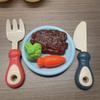 Set di 18 Pezzi Giocattoli da Cucina per Bambini Pentole Giocattoli da Cucina Frutta da Tagliare Giocattoli da Fingere Regalo di Natale