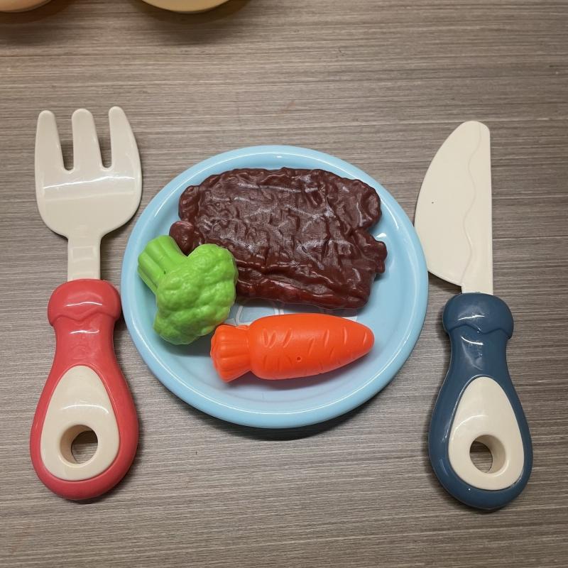Set di 18 Pezzi Giocattoli da Cucina per Bambini Pentole Giocattoli da Cucina Frutta da Tagliare Giocattoli da Fingere Regalo di Natale