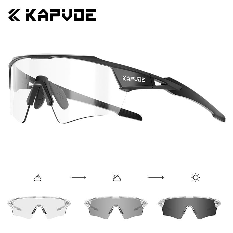 Kapvoe Hot Cycling Sunglasses Men Women Riding Glasses UV400 Bicycle Eyewear Mountain Outdoor Sports Road Driving Bike Goggles 7