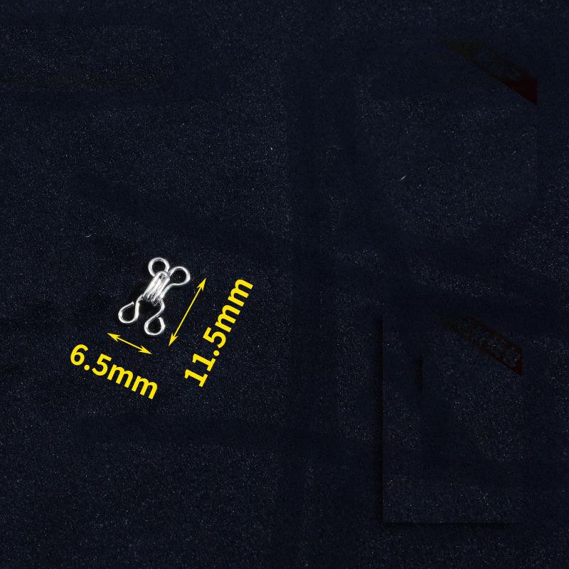 High-Grade Metal Invisible Collar and Underwear Hook Button for Anti-Exposure