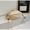 Fashion Solid Color Lightweight Backpack Soft Large Capacity Shoulder Bag Nylon Travel Backpack