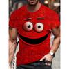 Funny Smiling Face Graphic T Shirts Harajuku Fashion Men's Clothing  Streetwear Smile Man T-Shirt Y2k Unisex Tee Tops