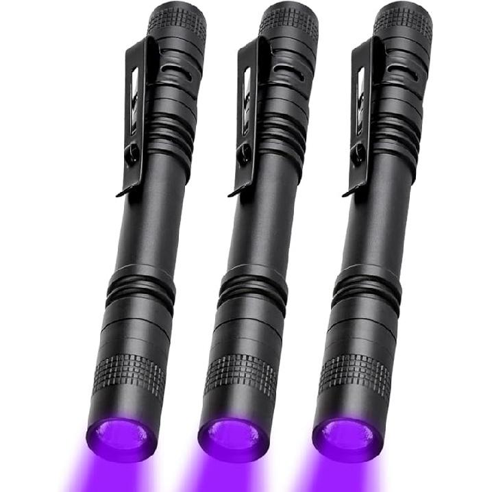 Red LED Pen Flashlights, Mini, Waterproof Pocket Flashlight with Clip, Small Red Light Flashlights for Work,Astronomy, Aviation, Night Observation (3