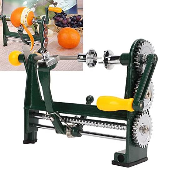 Electric Fruit Stainless for Friends and Family Peeler, Automatic, High-Speed, Corer, Orange, Lemon, Apple, Pear, Multi-Function, Steel,