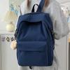 Schoolbag Japanese solid color versatile nylon backpack schoolbag female Korean version high school lightweight backpack college students ins 