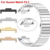 1Pair Adapter For Huawei Watch Fit 3 4pro 3 Strap Connector Bracelet Stainless Steel Connector For Huawei Fit 4 Accessories