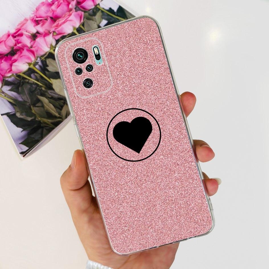 For Xiaomi Redmi Note 10 Pro Max Case Cute Fashion Butterfly Marble Soft Silicone Cover on Redmi Note 10S Note 10 S Note10 Funda