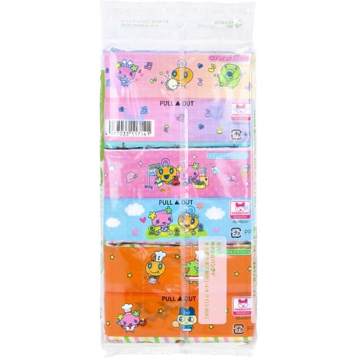Hayashi Shoji Tamagotchi Flushable Pocket Tissues Mini 6P TAMAGOTCHI Bandai