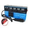 Car Power Inverter DC12V 24V To DC110V/220V Transformer Converter Trip 4-USB Auto Power Inverters With LED Display