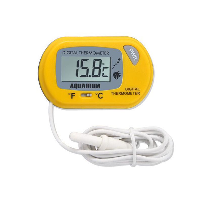 Digitales Aquarium-Thermometer mit Saugnapf, Temperatursensor, Messgerät, Tester, Thermometer, Messung -50 °C + 70 °C