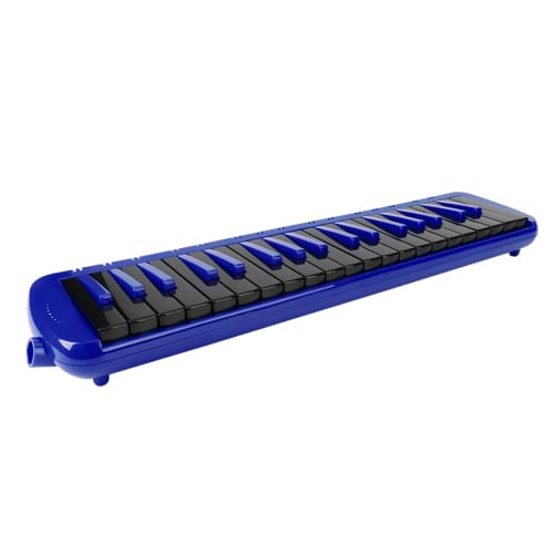 37-Key Harmonica, Easy To Play, Melody Piano, Beginner's Key Harmonica, Perfect for School Festivals (Blue)