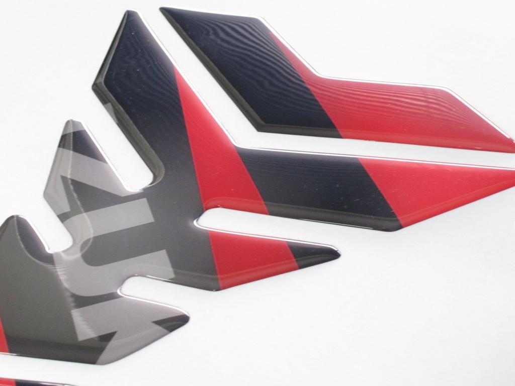 AxxL Custom Tank Pad, TASU-01-RED (Universal) for Suzuki and Other Motorcycles