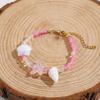 Handmade Crystal Starfish Shell Charm Bracelets for Women Bohemian Conch Adjustable Bracelets Friendship Beach Holiday Jewelry
