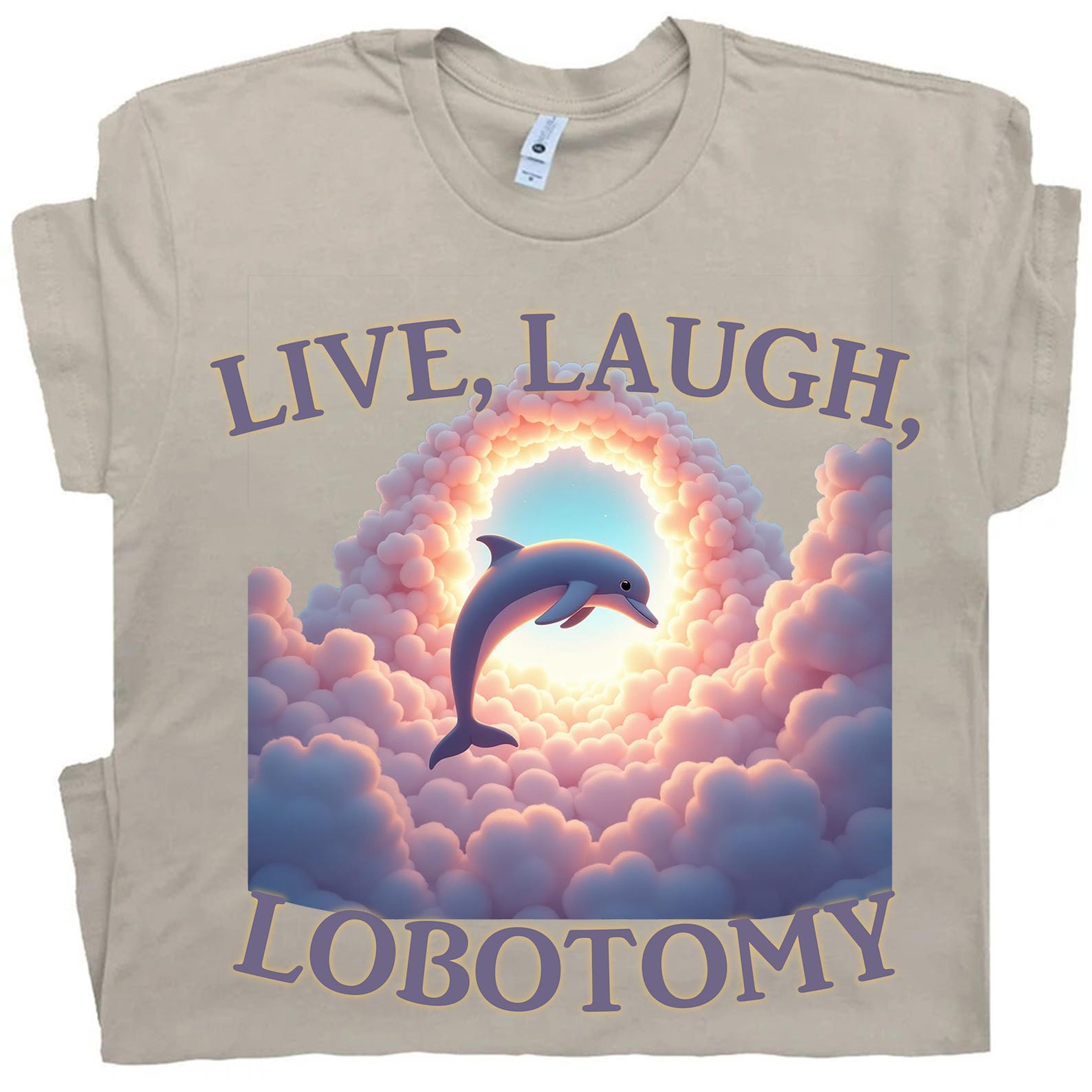 Live Laugh Lobotomy Shirt, Funny Meme T Shirt, Silly Shirt, Weird T-Shirt, Funny Graphic Tee, Unhinged Meme Shirt, Adult Humor Tee 4XL