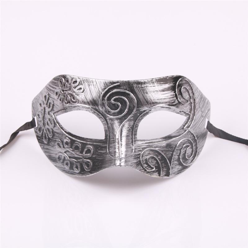 Antique Half-Face Greek Roman Jazz Mask for Men and Women